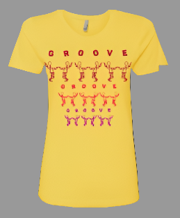 Dancin' Groove T-Shirt Yellow