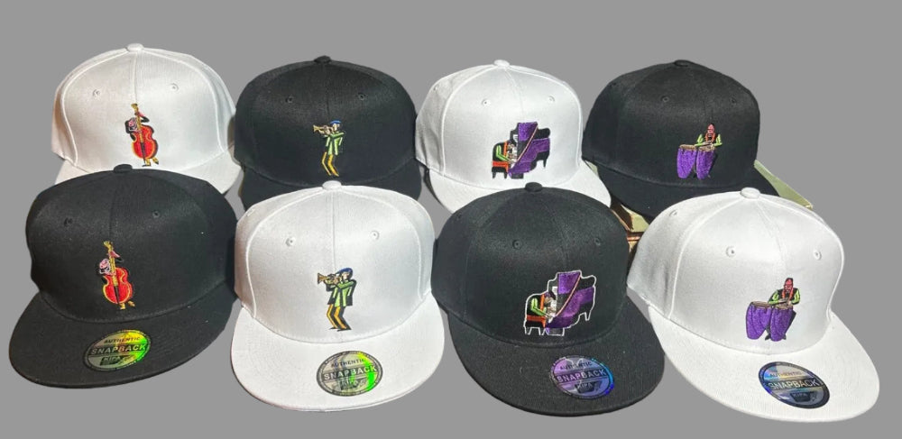 Jazz Instrument and Musician BB Hat